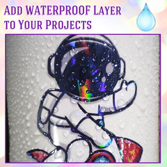25 Mixed Koala Holographic Sticker Paper Clear Self-Adhesive Laminating Overlay