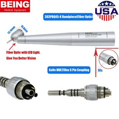 BEING COXO Dental Surgical 45° High Speed Handpiece Fiber Optic KaVo MULTIflex