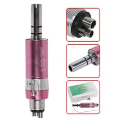NSK Style Dental Low Slow Speed Air Motor Handpiece E-Type 2holes/4holes Pink ty