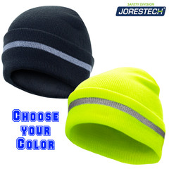 Safety Beanie Hat – Knitted with Reflective JORESTECH