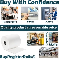 (50 ROLLS) 3 1/8″ x 230′ THERMAL POS RECEIPT PRINTER ROLL PAPER BPA