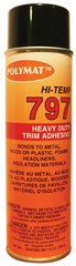 Polymat 797 High-Temp Adhesive Automotive Vehicle HOOD SILENCER GLUE [160F]