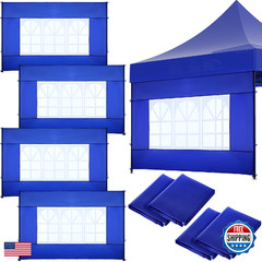 Windyun 4 Pcs Sidewall For 10 X 10 Canopy Frame Sidewall Window Wall Only