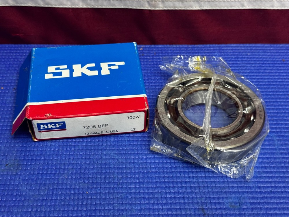 SKF 7208 BEP ANGULAR CONTACT BALL BEARING 40x80x18 mm