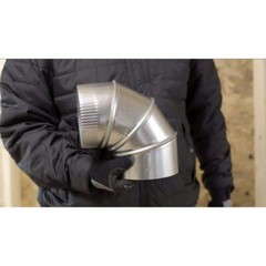 12 in. 90-Degree Round Adjustable Elbow