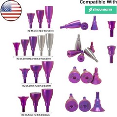 US Dental Healing Abutment Healing Closure Caps NC/RC Straumann ITI Bone Level