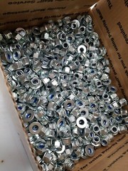 M10-1.25 or 10mm Metric Hex Flange Nylock Nut class 10.9 w/blue 241(10pcs)