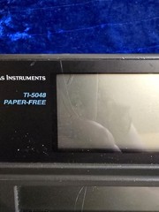 Texas Instrument TI-5048 Paper Free Desktop Office Calculator as is