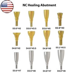 US Dental Healing Abutment NC/RC Healing Closure Caps Fit Straumann ITI BL/BLT