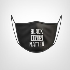 Adult Face Mask Triple Layer BLM 100% Cotton Washable Reusable Unisex Men Women