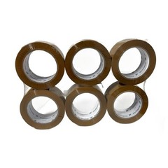 6 Rolls Shipping Packaging Box Packing Sealing Tape 1.6 mil 2″ x 110 Yard 330FT