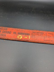 NOS Nicholson Oil Hardening Precision Ground Flat Stock 5/16″ X 2″ X 18″ Type O1