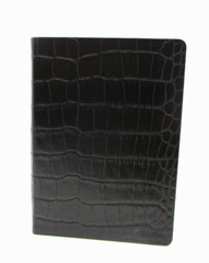 United States Travel Journal 6″ Soft Leather Cover Graphic Image 1995 Croc RED