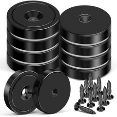 MIKEDE 150LB Neodymium Cup Magnets 1.4″ Countersunk 2 Pack