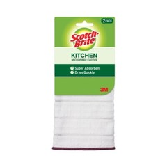 Scotch-Brite 90322 11.4″ x 12.4″ Kitchen Cleaning Cloth – Wht (24/CT) New