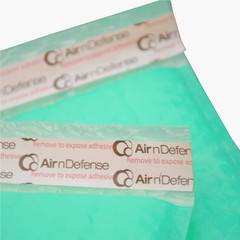 AirnDefense 1000 #000 4X8″ Green Poly Bubble Mailers Shipping Padded Envelope