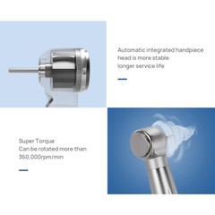 Dental High Speed E-generator LED Handpiece Air Turbine Triple Water Spray 4hole