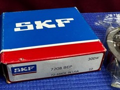 SKF 7208 BEP ANGULAR CONTACT BALL BEARING 40x80x18 mm