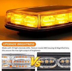 72 LED Roof Top Strobe Light Bar for Tow Trucks & Emergency Vehicles