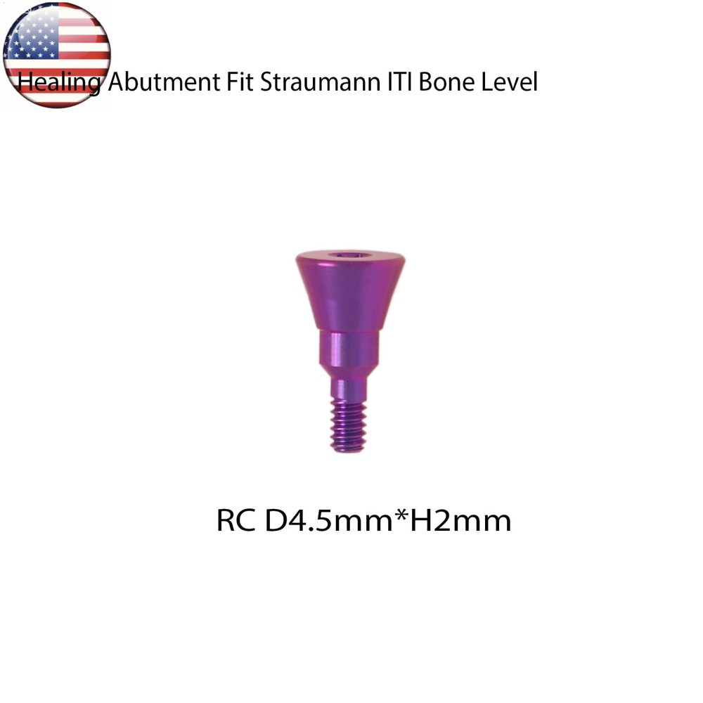 US Healing Cap Abutment RC NC Analog Cover Screw Titanium Fits Straumann ITI BLT