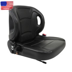 New For Toyota Forklift Seat With Seatbelt & Switch Adjustable Back Universal