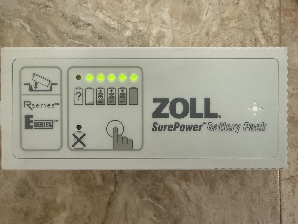 ZOLL R Series E Series SurePower Battery Lithium-Ion 8019-0535-01 6 MONTH GUAR!