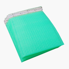 AirnDefense 1000 #000 4X8″ Green Poly Bubble Mailers Shipping Padded Envelope