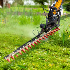 Mini Excavator 0 .8 – 1.5 Ton Hedge Trimmer Grass Cutter Hydraulic Attachment