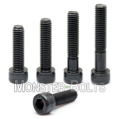 #10-24 Socket Head Cap Screws, Alloy Steel w/ Black Oxide, US SAE Coarse Thread