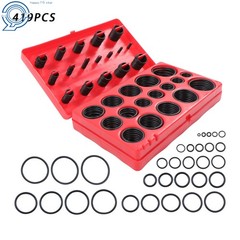 419 Pack Universal O Ring Assortment Set Metric Oil Proof Kit 32 Size O-Ring