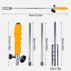 Propane Torch Weed Burner Blow Torch Flame Control Detachable Long Arm Outside