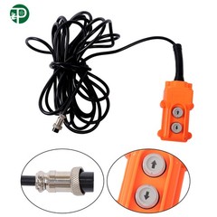 2-in-1 1500W Portable Electric Hoist Power Winch 1100 lbs Wired Remote Control