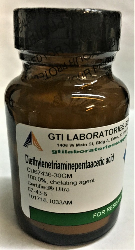 Diethylenetriaminepentaacetic acid, 100.0%, chelating agent Certified® Ultra 30g