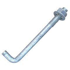 Sandbaggy 1/2″ x 6″ Threaded Concrete Anchor L-Bolts – Hot Dipped Galvanized