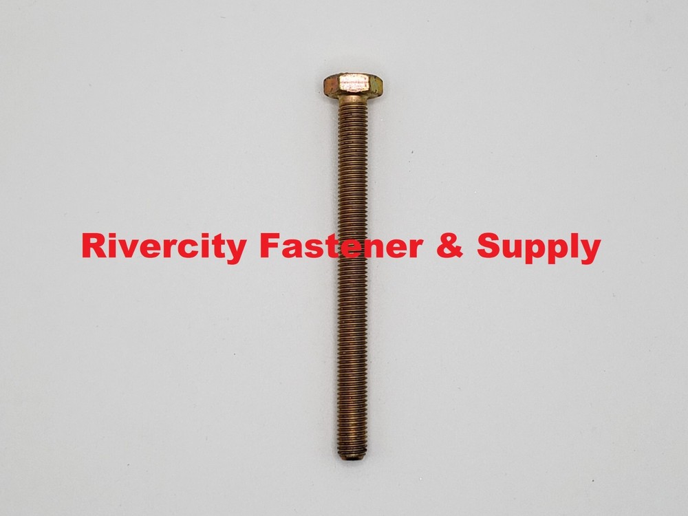 (1) 1/4-28×3 Tap Bolts 1/4×3 Grade 8 Hex Head Screws 1/4x28x3 Full Thread bolt
