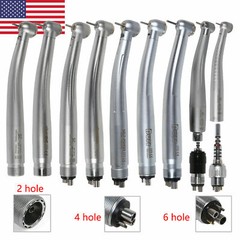 NSK Style Dental High Speed/LED/Fiber Optic Handpiece 4/2/6 Hole Air Turbine