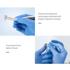 Dental High Speed E-generator LED Handpiece Air Turbine Triple Water Spray 4hole