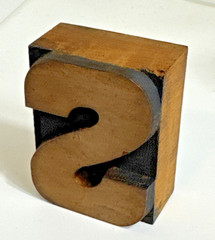 Vintage Letterpress WOOD LETTER S “S” PRINT TYPE Printing 2″