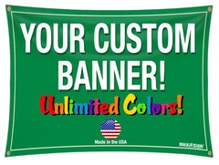 2’x 4′ Full Color Custom Banner High Quality Vinyl 2×4