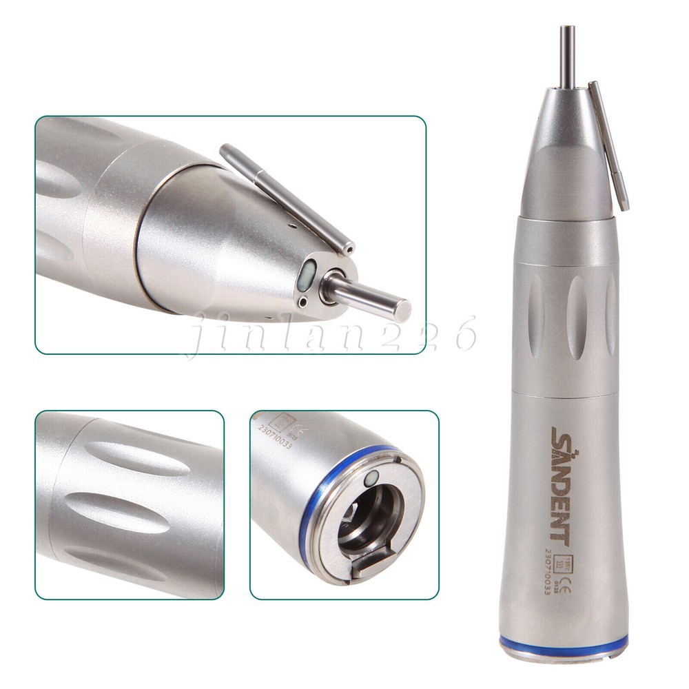 SANDENT Dental Straight Handpiece Fiber Optic Low Speed Inner Water fit KaV NSK