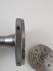 JF 100mm 4″ Swiss Made 6 Jaw Bezel Chuck W Schaublin W25 Arbor Watchmakers Lathe
