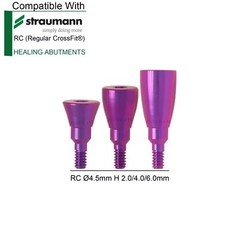 Healing Abutment NC/RC Cover Screw Healing Components fit Straumann BL/BLT