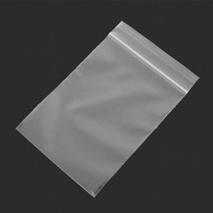 Lot of 100pcs Clear Reclosable Zip lock Plastic Bags 2-MIL Poly Zipper Baggies