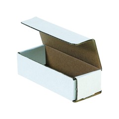50 12″ x 4″ x 3″ White Corrugated Mailers Die Cut Tuck Flap Boxes Free Shipping
