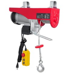 Electric Hoist 1320lbs Crane Winch with Wired Remote Control 1150W 110V