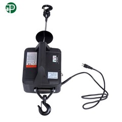 2-in-1 1500W Portable Electric Hoist Power Winch 1100 lbs Wired Remote Control