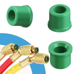 100PCS 1/4″ Quick Coupler Charging Gaskets, HVAC Hose Seals
