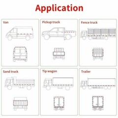 Conspicuity Tape DOT-C2 Approved Reflective Trailer Red White 2”x50’ /1 Roll