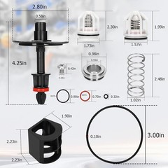 0887793 887793 RK 009M2-T Replace for Watts 009M2 1″ Total Repair Kit 1″ 009M2