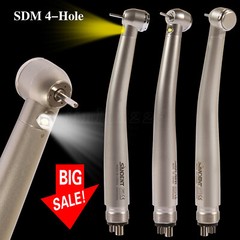 NSK Style Dental Fiber Optic LED E-generator high speed handpiece 4HOLE SDM